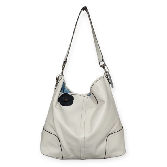 Coach Vintage Leather Slouchy Shoulder Bag EUC - Picture 3 of 11